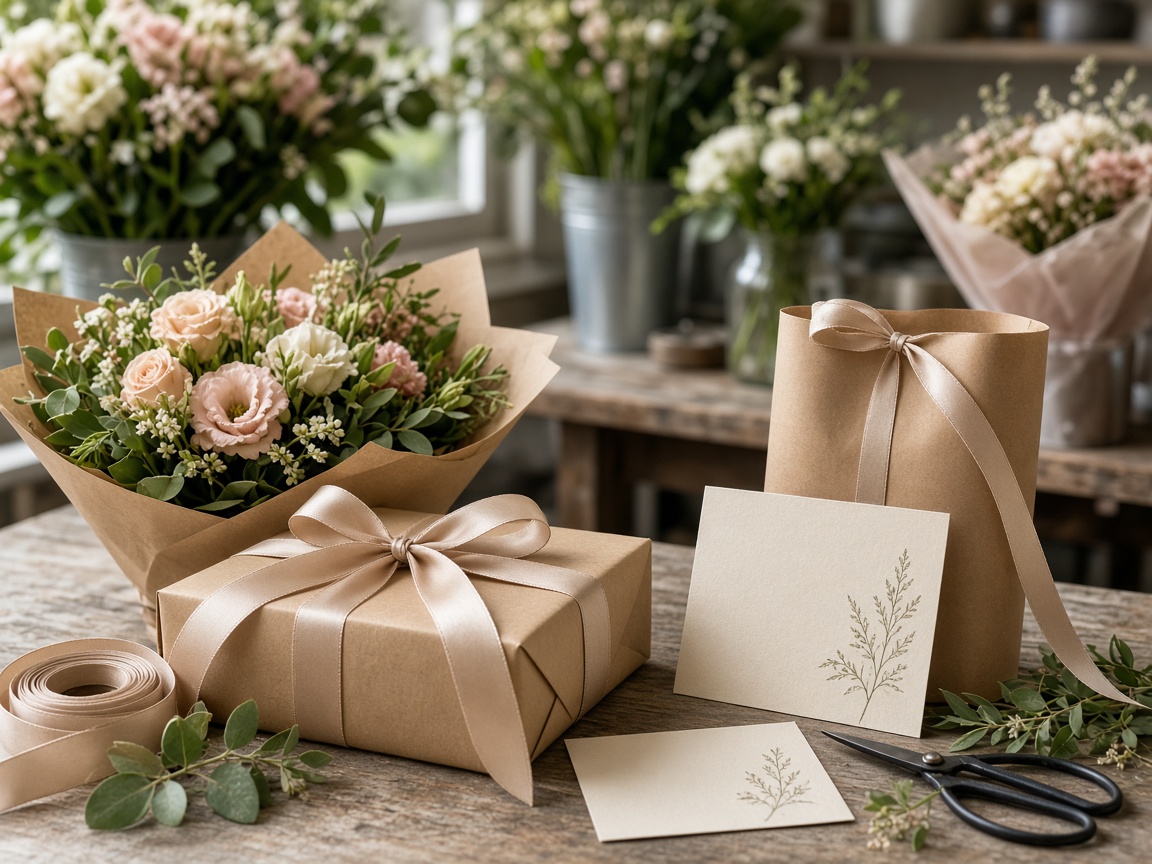 Gift wraps at Lemonshore Florals