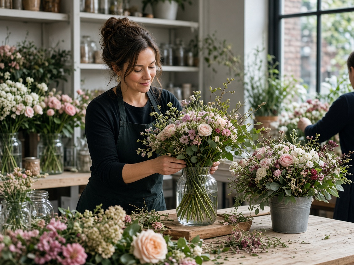 Workshop stems at Lemonshore Florals
